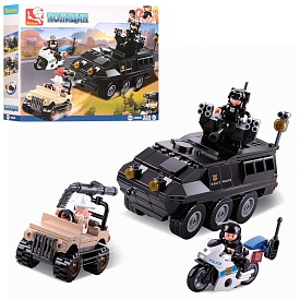 Конструктор SLUBAN M38-B0655 "Police": транспорт 3 шт., фігурки, 324 дет. - 1 - smarttoys.com.ua