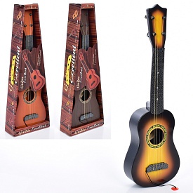 Гітара 135-1-2-3 струни 4 шт., медіатор, 3 кольори, кор., 58-21-8,5 см. - 1 - smarttoys.com.ua