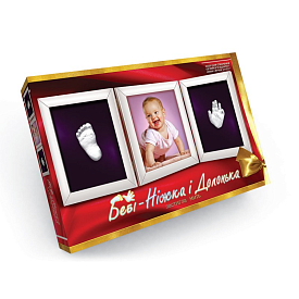 Набір для творчості "Бэби Ножка и Ладошка" укр (5) - 1 - smarttoys.com.ua