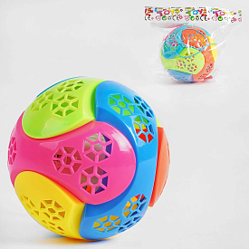 М`яч стрибун 688-5 (168/2) на батарейках, в пакеті - 1 - smarttoys.com.ua
