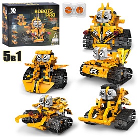 Конструктор K96183 5в1, будтехніка, муз., світло, кор., 25-20-7 см. - 1 - smarttoys.com.ua