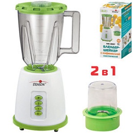 Блендер-шейкер з кофемолкою 450W 2 швид. ME-3557 - 1 - smarttoys.com.ua