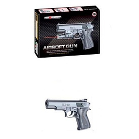 Пістолет 313A 16,5см, пластикові кулі, кор., 23,5-16-4см - 1 - smarttoys.com.ua