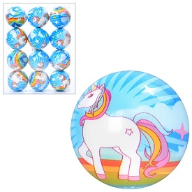 М'яч дитячий фомовий MS 4048-4 1 вид (єдиноріг), упак. 12 шт. в кул. - 1 - smarttoys.com.ua