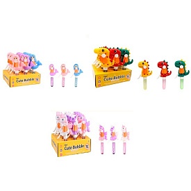 Мильні бульбашки 668-1-3-4 меч20,5см,ручка-вентилятор(механіч)3види диспл.русалка,динозавр,єдиноріг - 1 - smarttoys.com.ua