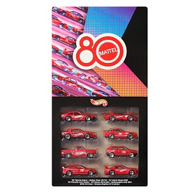 Тематичний набір з 8 машинок "80 років драйву Mattel" Hot Wheels - 1 - smarttoys.com.ua