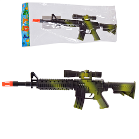 Автомат-трещітка арт. 999-13 (240шт/2) пакет Розмір іграшки: 39,5*12см. Розмір упаковки : 41,5*14,4см - 1 - smarttoys.com.ua