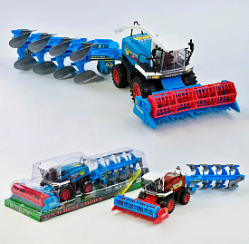 Комбайн інерційний 0488-169 (36/2) 2 види в слюді - 1 - smarttoys.com.ua