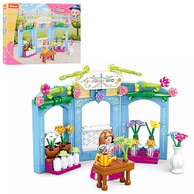 Конструктор SLUBAN M38-B0905 "Village": Квітковий магазин, 154 дет. - 1 - smarttoys.com.ua