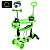 Самокат JR 3-101-GR MAXI,5в1(біговел),сталь+пласт.,3кол.,2пер.ПУ116мм,світ.,підніжка,дод.кол.,зелен. - 1 - smarttoys.com.ua