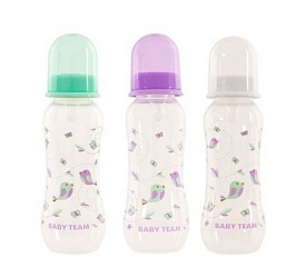 Пляшечка для годування з силіконовою соскою, 250 мл (250 ml), арт. 1121 - 1 - smarttoys.com.ua