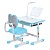 Парта M 6136-4 регул.висота, підставка для книги, лампа, синій - 1 - smarttoys.com.ua
