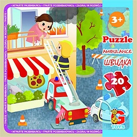 LT09 Пазли ТМ "G-Toys" із серії "Транспорт", 20 ел. - 1 - smarttoys.com.ua