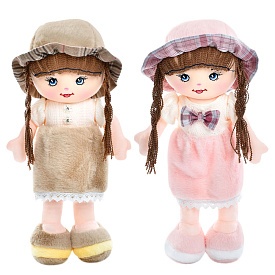 Лялька YG0187 м'яконабивна, петелька, 2 кольори, кул.і, 28-44-10 см. - 1 - smarttoys.com.ua