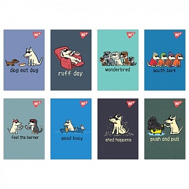 Блокнот YES А7/48 кл клей Собаче життя - 1 - smarttoys.com.ua