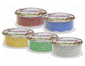 Декоративна стрічка, пластикова ажурна, 1 м * 1,5 см, 10 кол мікс 56 шт. / уп - 1 - smarttoys.com.ua