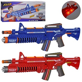 Автомат AK-33988 вібро, 2 кольори, муз., світло, бат., кор., 44,5-19-5см. - 1 - smarttoys.com.ua