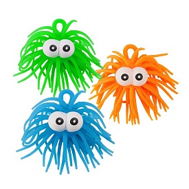 Іграшка-антистрес T8003 монстр, довга ручка,12шт.(4 кольори)в диспл.,світло,бат.(табл.),25-15,5-14см - 1 - smarttoys.com.ua