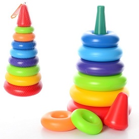 Іграшка "Пірамідка видувна 2 ТехноК", арт. 0984 - 1 - smarttoys.com.ua