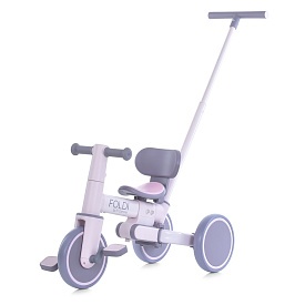 Велосипед дитячий ME 1202 FOLDI Lavender 3в1, 3 кол. EVA 8д., батьківська ручка, бузковий. - 1 - smarttoys.com.ua