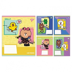 А5/24 кл. Yes Line Friends Funny, зошит учнівський шкільний - 1 - smarttoys.com.ua