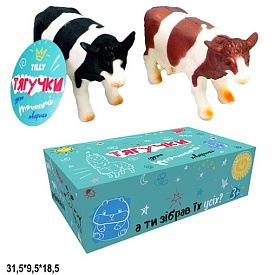 UKR Корова Гонконг A151C-617 тягнучка 4,75'' 2кол.12шт.в кор.31,5*9,5*18,5 /18/216/ - 1 - smarttoys.com.ua