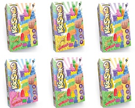 Набір креативної творчості "Кінетичний пісок "KidSand" коробка 600 г укр (6) - 1 - smarttoys.com.ua