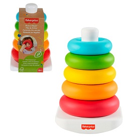 Пірамідка з еко-матеріалів Fisher-Price - 1 - smarttoys.com.ua