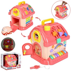 Гра 216 музичний будинок,бізібудинок,навчальний(літери,цифри),муз.(анг),машинка,світло,бат.,кор.,28 - 1 - smarttoys.com.ua