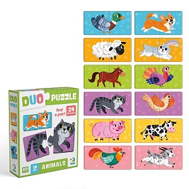 Пазл ДУО Тваринки-половинки - 1 - smarttoys.com.ua