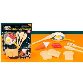 Набір посуду XG2-25 сковорода, кухонний набір, продукти, лист, 27-35-4 см. - 1 - smarttoys.com.ua