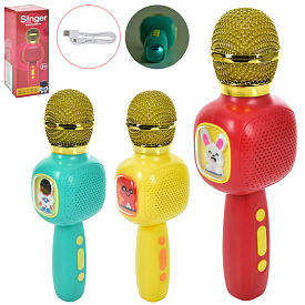 Мікрофон FDQ-01 акум., Bluetooth, слот TF, USB, 3 види, кор., 24-9-7 см. - 1 - smarttoys.com.ua