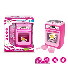 Плита LS820G37 відчиняється духовка, посуд, муз., світло, бат., кор., 17-20-9 см. - 1 - smarttoys.com.ua