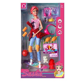 Лялька 51851 шарнірна, скейт, аксесуари, кор., 20-35-8 см. - 1 - smarttoys.com.ua