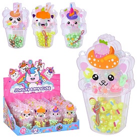 Бісер LD6501-14-15 намистини, підвіски, кор. (пласт.), 24 шт. (мікс видів) в диспл., 29,5-13-19 см. - 1 - smarttoys.com.ua