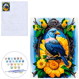 Набір для творчості МК 5354 картина за номерами, Птах, кул., 30-40-2 см. - 1 - smarttoys.com.ua