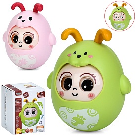 Неваляшка 368-78 заплющує очі, 2 кольори, муз., кор., 10-13-10 см. - 1 - smarttoys.com.ua