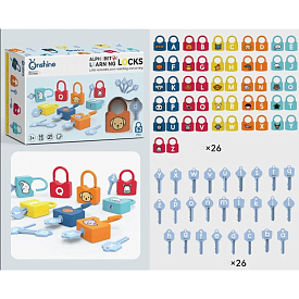 Набір замки з літерами - 1 - smarttoys.com.ua