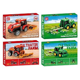 Конструктор 33071-33072 трактор, сільхозтехніка, 2 види (471 дет., 500 дет.), кор., 38-26-8 см. - 1 - smarttoys.com.ua