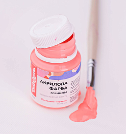 Акрилова фарба глянцева Пастельно-червона 20мл - 1 - smarttoys.com.ua