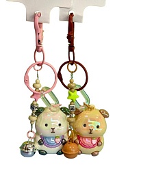 Брелок FG250526003A морська свинка, дзвіночок, 2 види, кул., 4-5-3 см. - 1 - smarttoys.com.ua