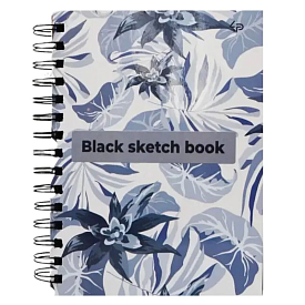 Блокнот TM 4Profi "Black sketch book" four, А5 - 1 - smarttoys.com.ua