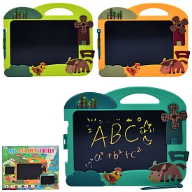 LCD планшет FG240428065Q для малювання,10 дюймів,кольоровий,3 кольори,бат.(табл.),кор.,32-26,5-1,5см - 1 - smarttoys.com.ua
