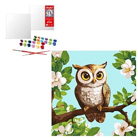 Набір для розпису по номерах "Лісова варта" 30х30см - 1 - smarttoys.com.ua