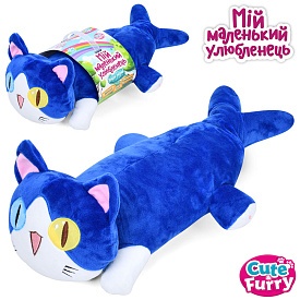 Кіт M 5923 UA плюш, м'яка іграшка, карт. обгортка, 45-14-22 см. - 1 - smarttoys.com.ua