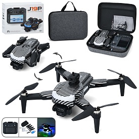 Квадрокоптер J19P радіокер.,2,4G,акум.,камера,складний,Wi-Fi,TF,USB,пульт-дісплей,зап.лопості,світло - 1 - smarttoys.com.ua