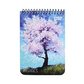 Зошит для записів Yes А6/80 од. спіраль "Nature inspires" - 1 - smarttoys.com.ua