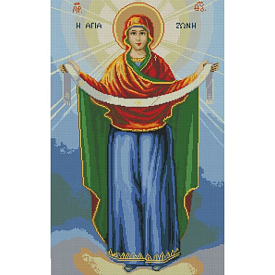 АЛМАЗНА ВИШИВКА (НАБІР) — "ПОКРОВА СВЯТОЇ БОГОРОДИЦІ" DM-392 - 1 - smarttoys.com.ua