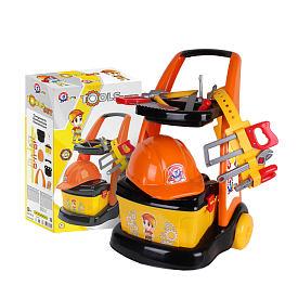 Набір інструментів 6511 (3) "Technok Toys" 11 предметів, валіза, каска, в коробці - 1 - smarttoys.com.ua