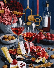 Набір для розпису по номерах. "Вишукана насолода" 40х50см - 1 - smarttoys.com.ua